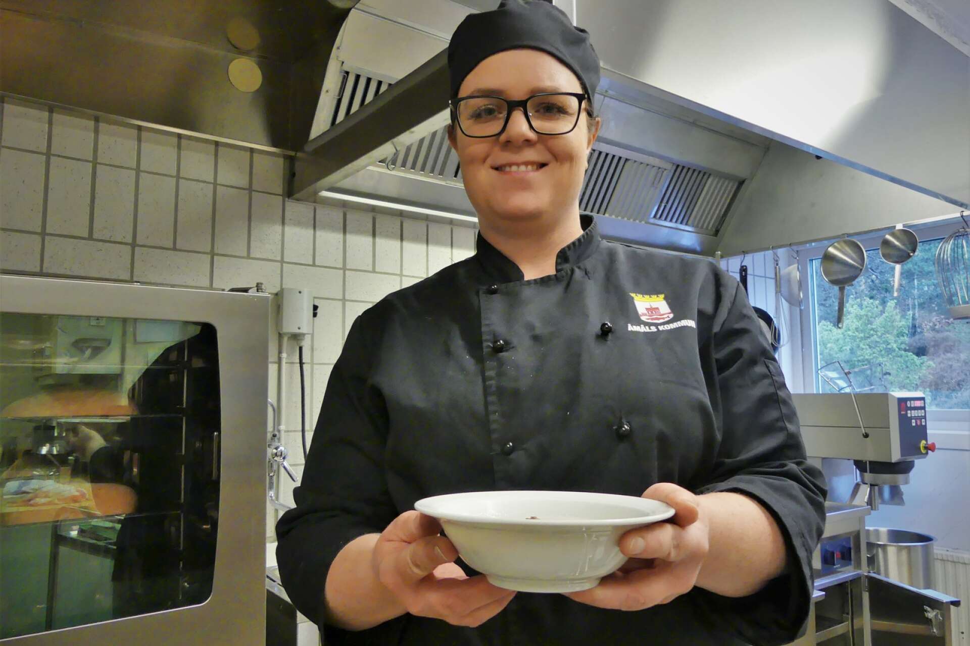 Till lunch serverade Susanne Carlsson Högsbosoppa.