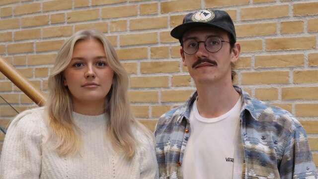 Moa Andersen och Daniel Vamos, Karlstad studentkår.