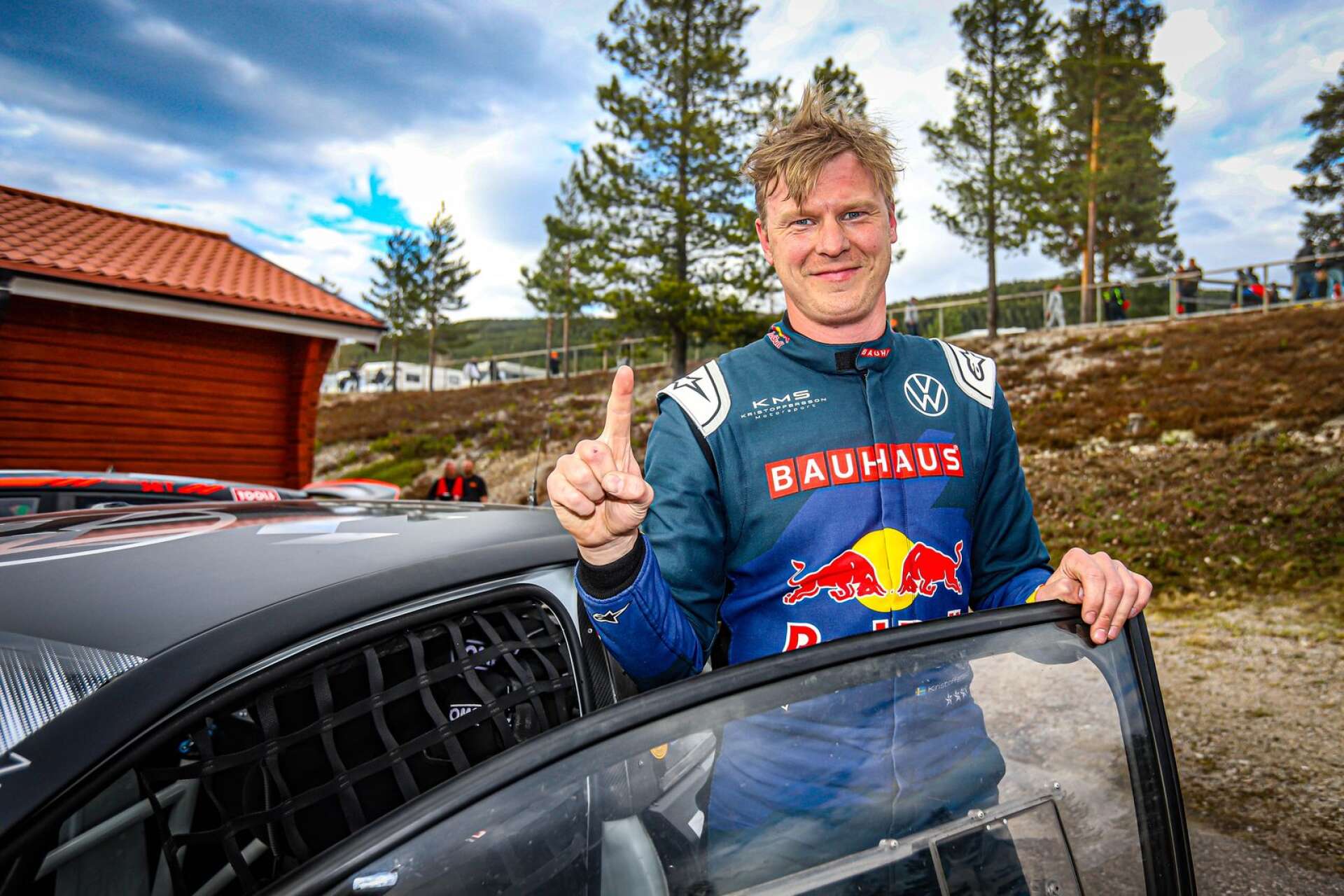 Fyrfaldige världsmästaren Johan Kristoffersson är nummer ett även i RallyX.