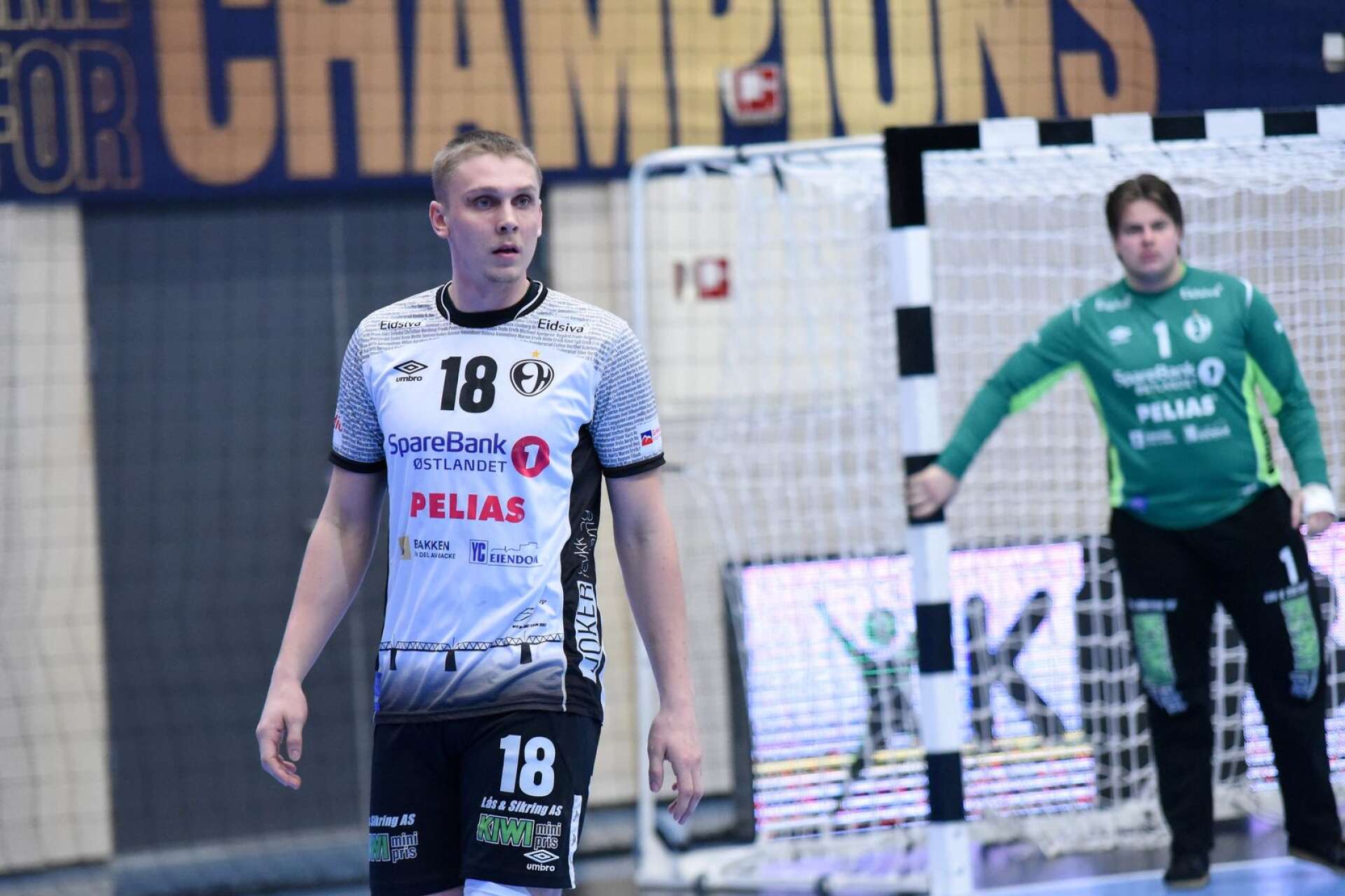 Edwin Aspenbäck är den här säsongen utlånad från den norska storklubben Elverum till Hammarby i svenska Handbollsligan.ARKIVBILD.