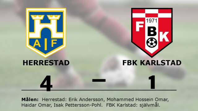 Herrestads AIF vann mot FBK Karlstad