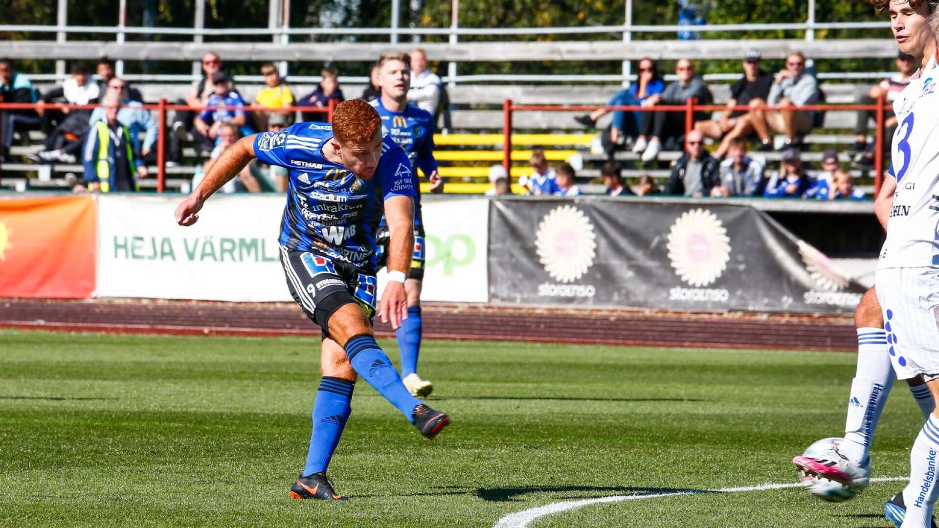 Mohammed Qassem avlossade bössan och satte 1–0 till Karlstad i segern mot Umeå på Tingvalla IP.