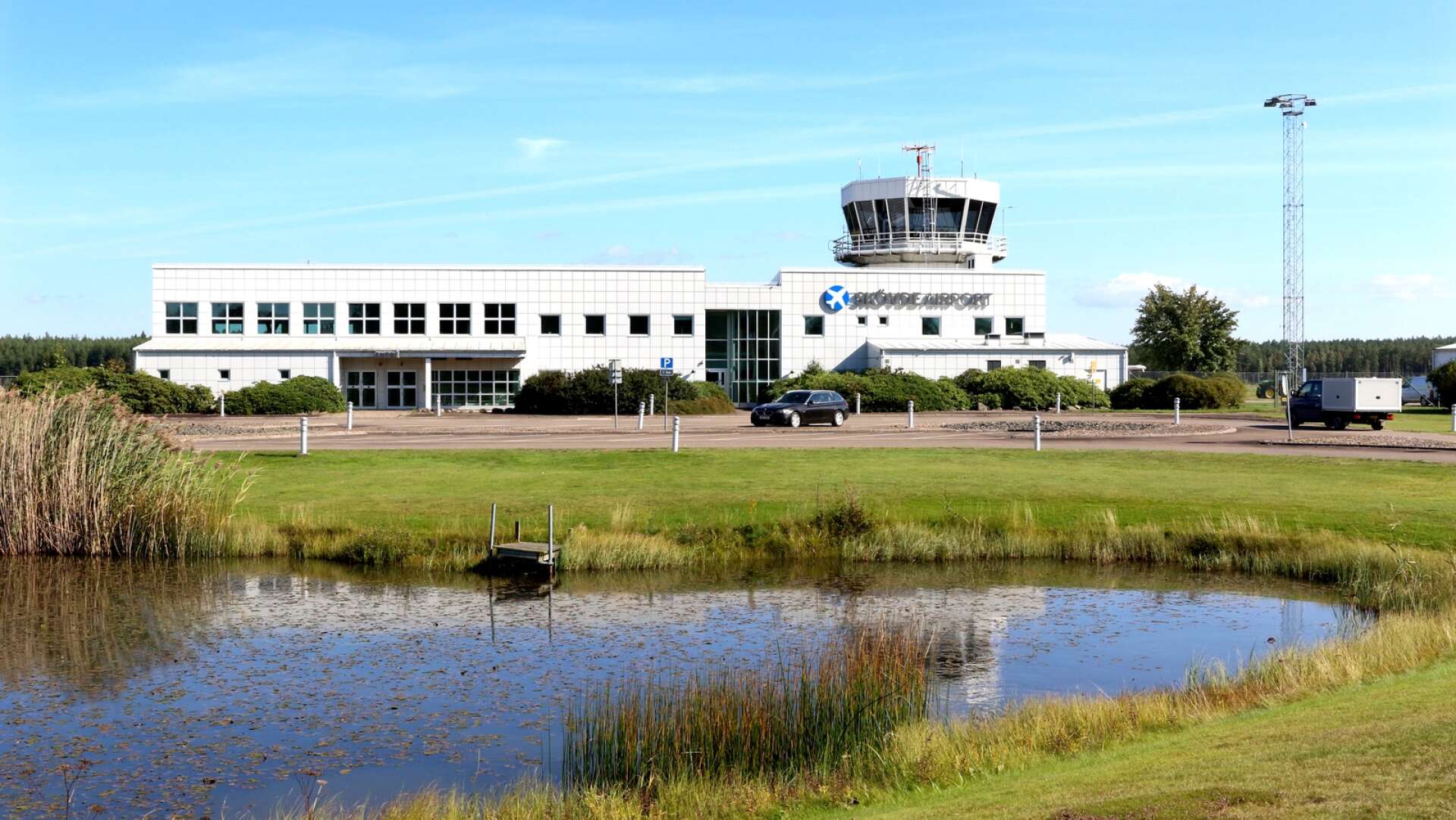 Flygplatsen i Skövde. Arkivbild.