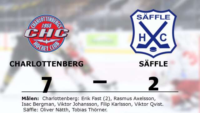 Charlottenbergs HC vann mot Säffle HC
