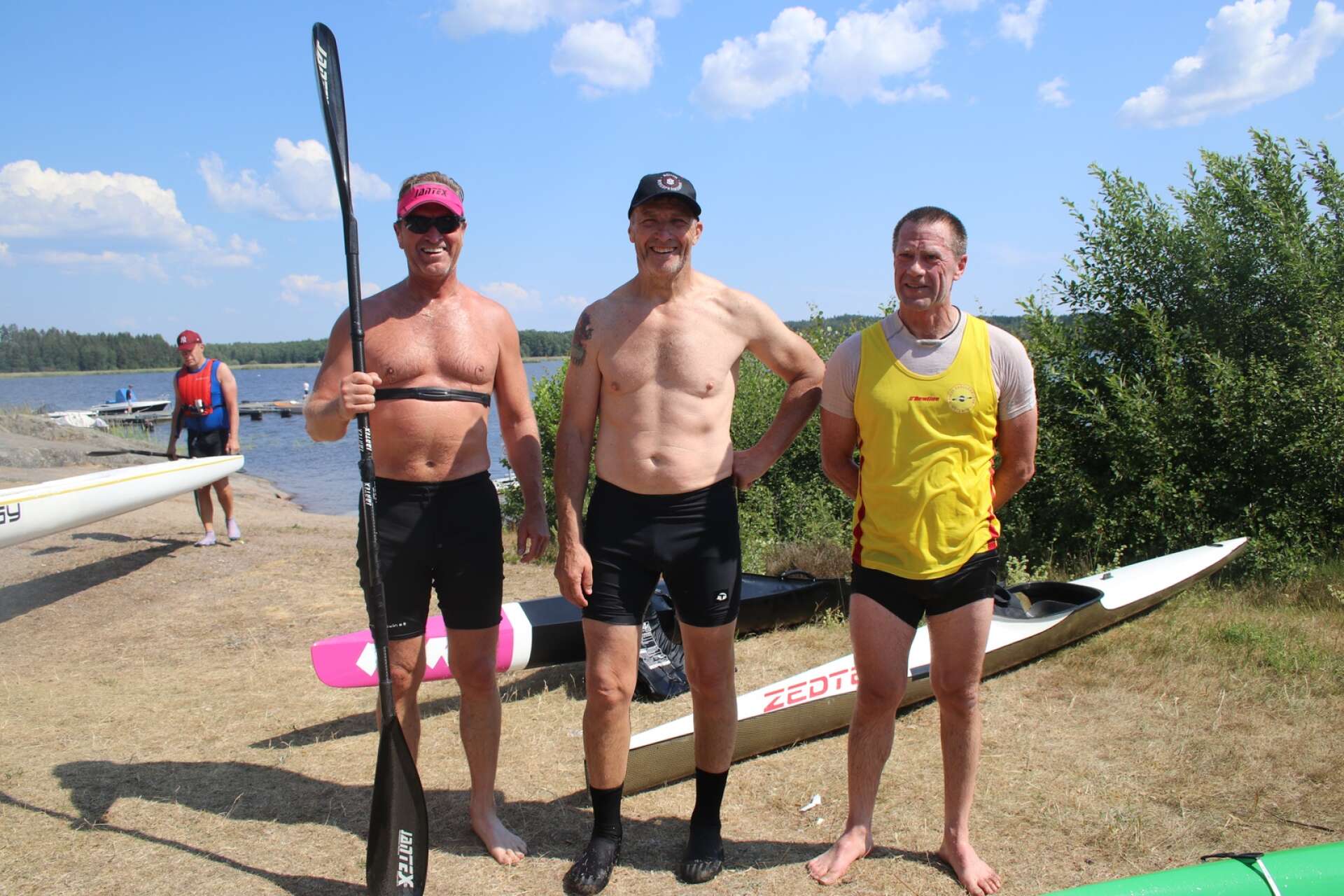 Tommy Nerstrand, Roger Johansson och Henrik Flodin kom på tredje, andra och första plats.