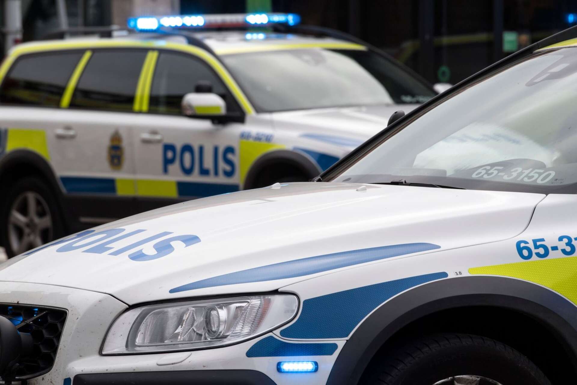 Polisen larmades till olycksplatsen mellan Guttane och Annelund, strax utanför Säffle. Genrebild.