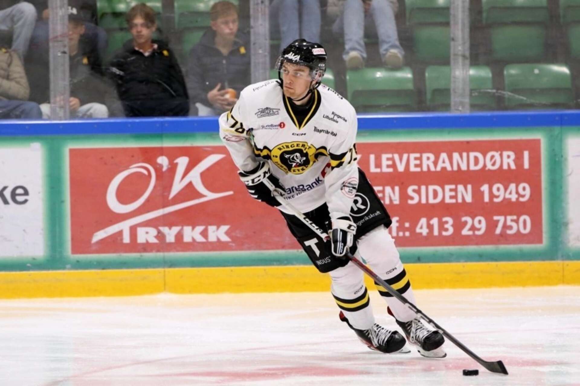 Jonathan Andersen lämnade inför den här säsongen Färjestads organisation för Ringerike Panthers i den norska högstaligan.