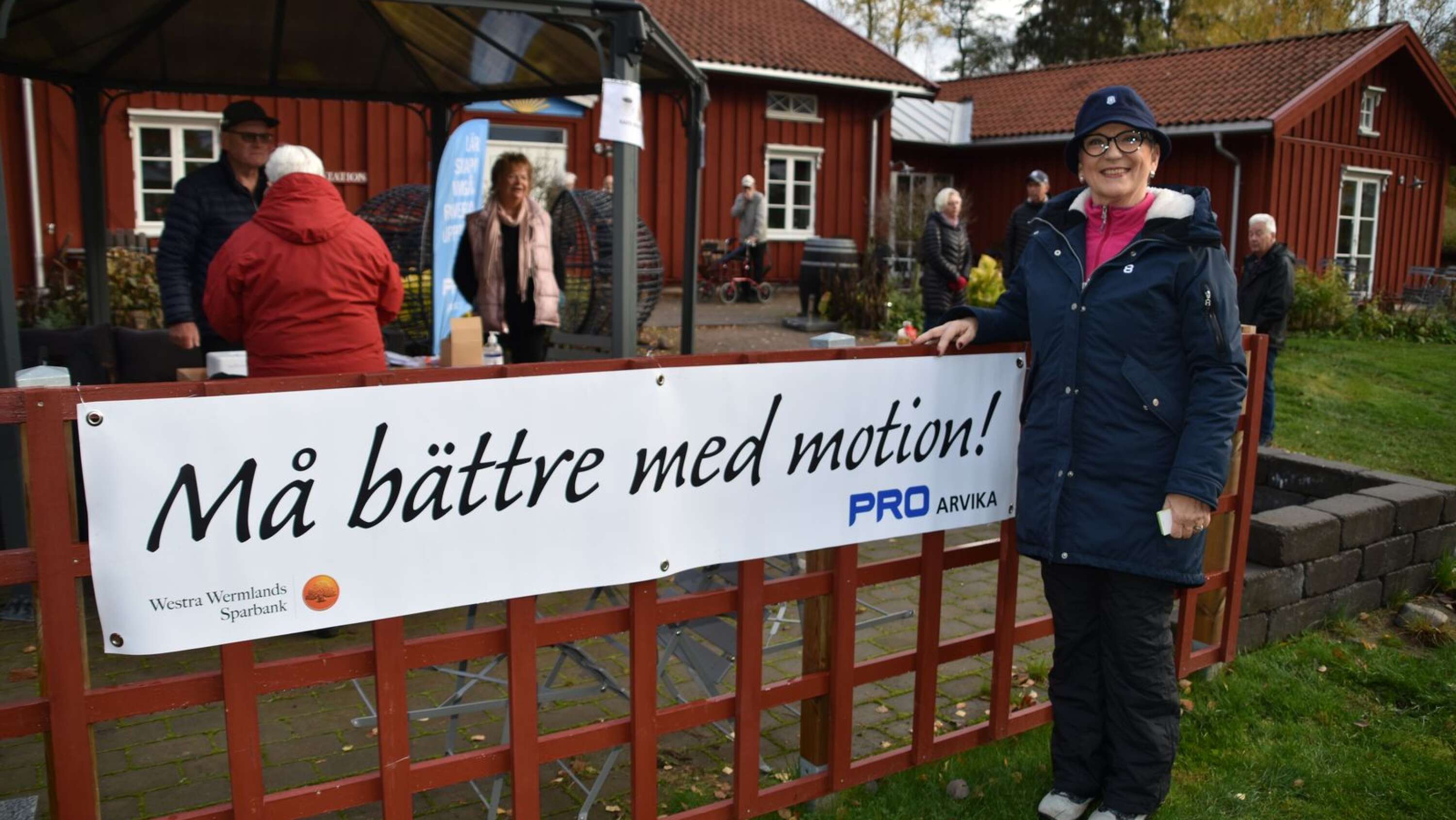 Ulrika Karlsson, ordförande PRO Arvika, var nöjd med friluftsdagen.