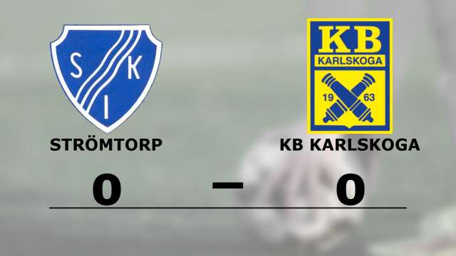 Strömtorps IK spelade lika mot KB Karlskoga
