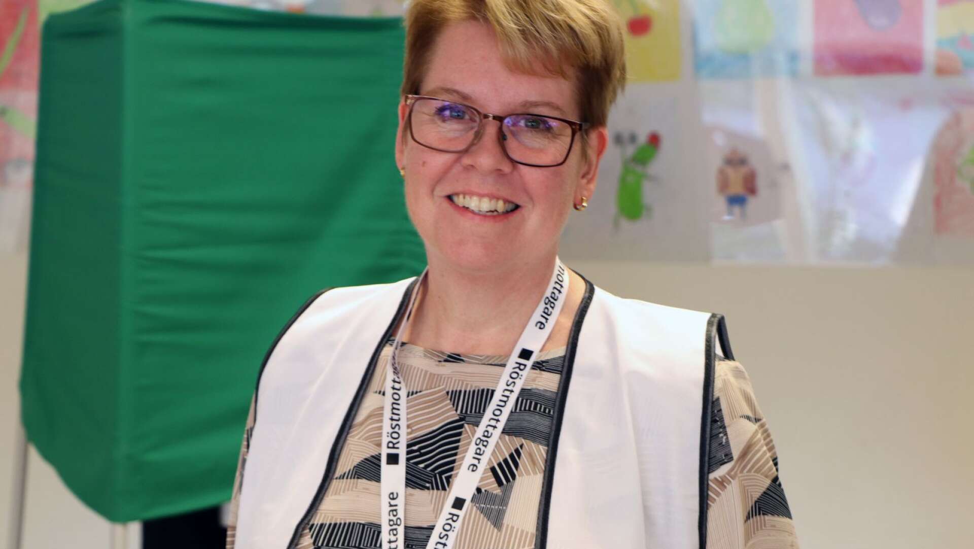 Lena Persson, ordförande för valdistriktet Hjo Västra.