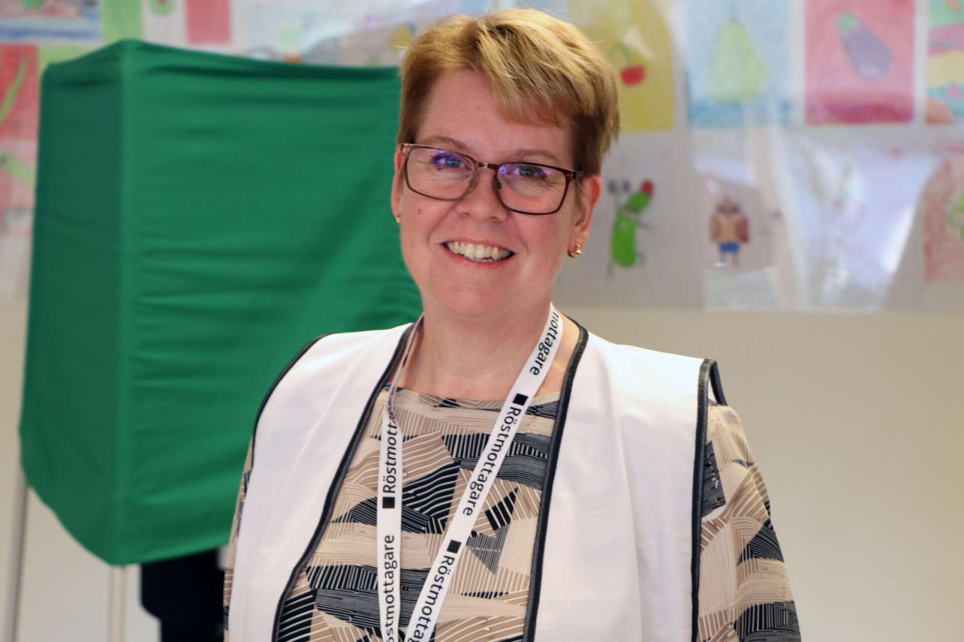 Lena Persson, ordförande för valdistriktet Hjo Västra.