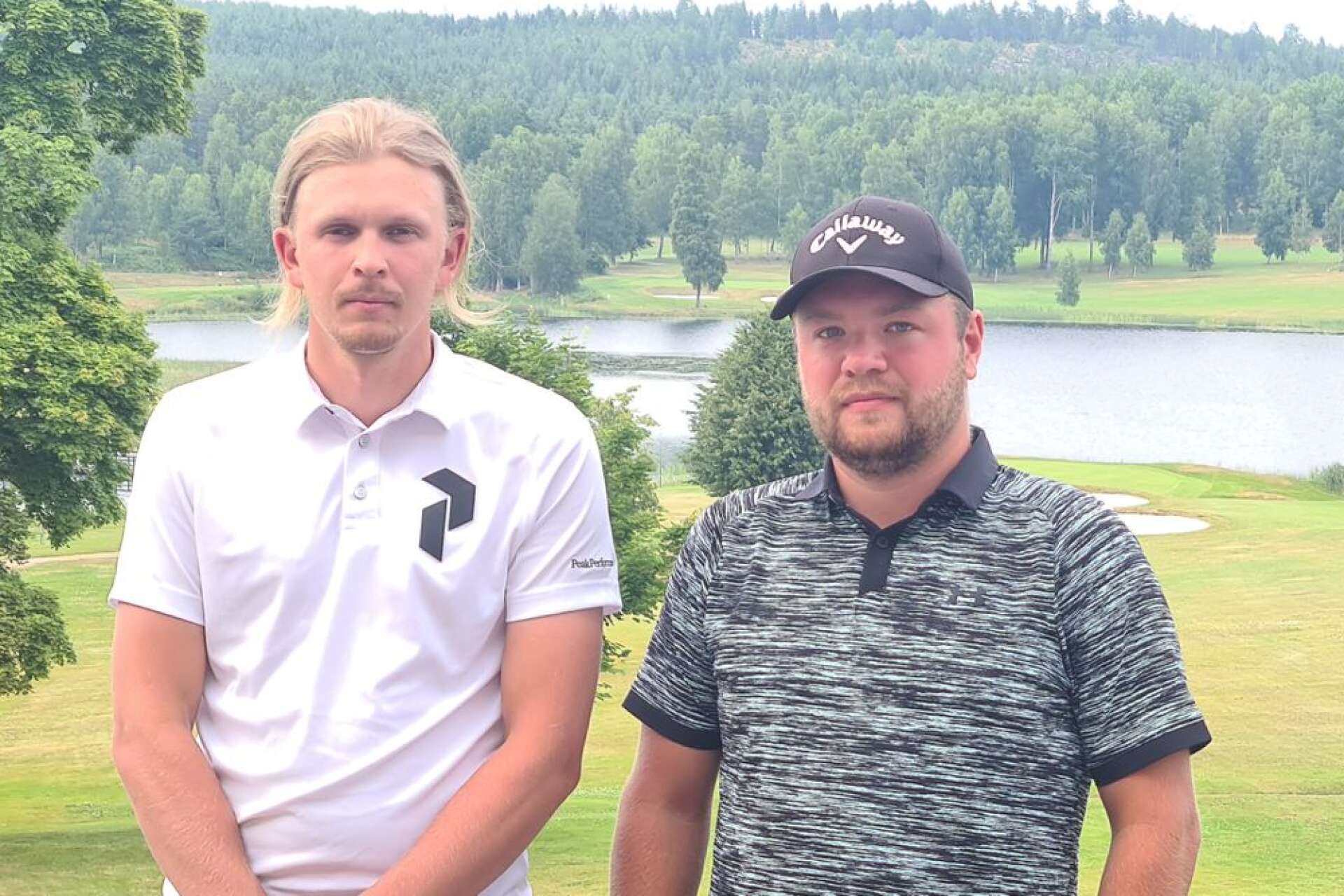 Anton Lotvonen och Linus Danielsson segrade i B-klassen i ”Under par challenge”.