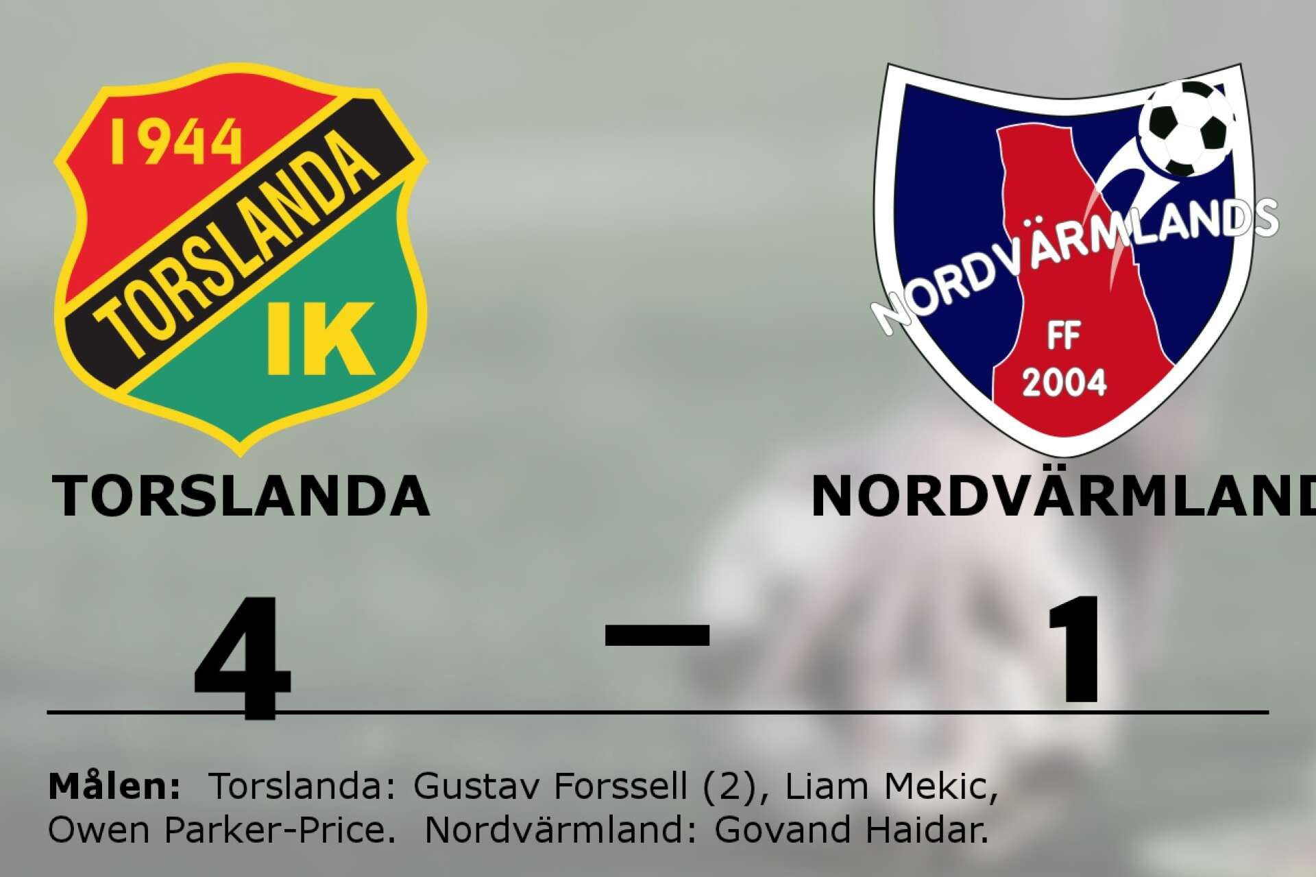 Torslanda IK vann mot Nordvärmlands FF