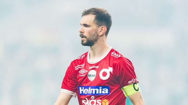 Sebastian Ohlsson under förra helgens seriepremiär borta mot Hammarby (1–3).
