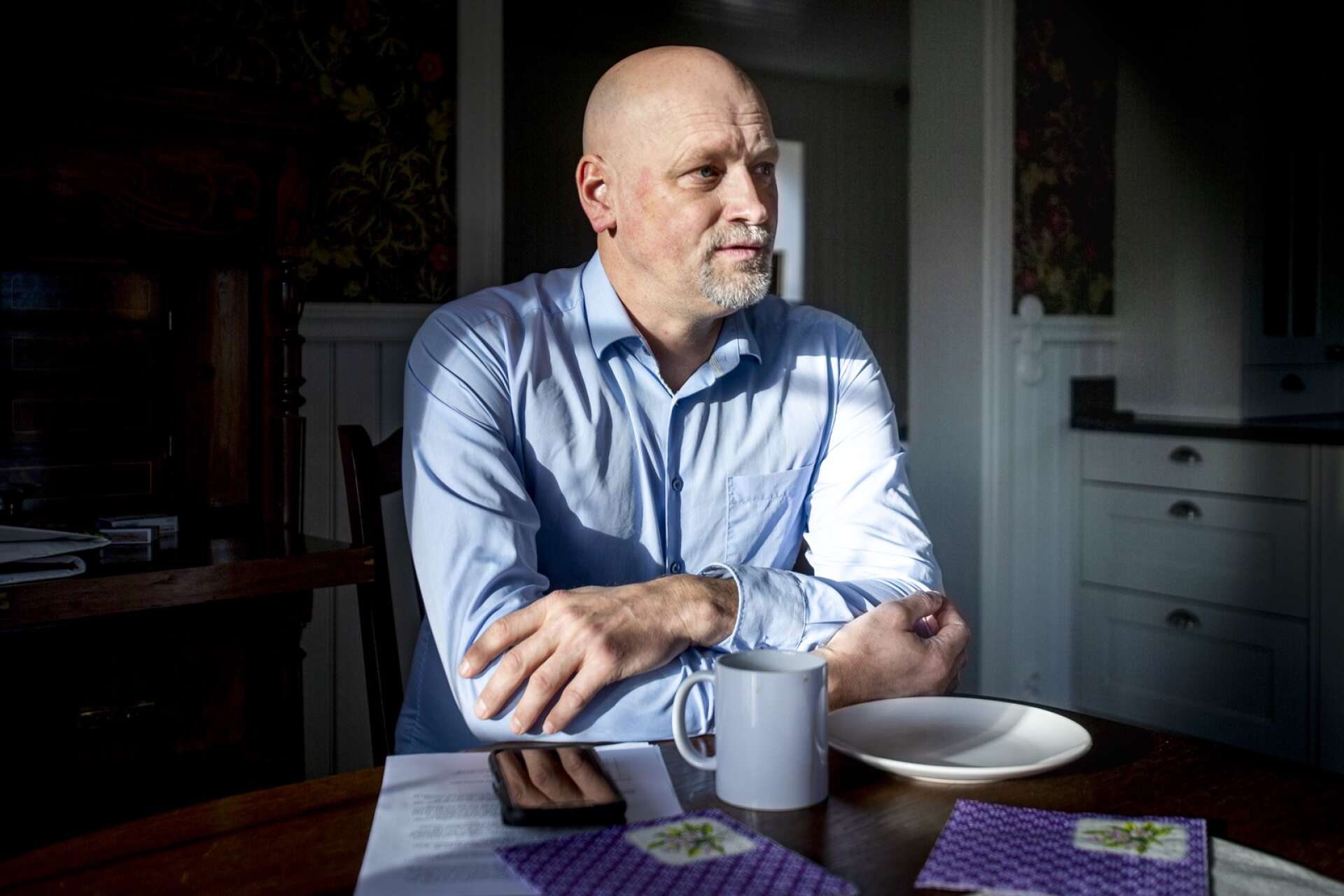 ”Det är bra att ha med sig totalförsvarsperspektivet”, säger Daniel Bäckström om nya uppdraget som Centerpartiets talesperson i landsbygdsfrågor.