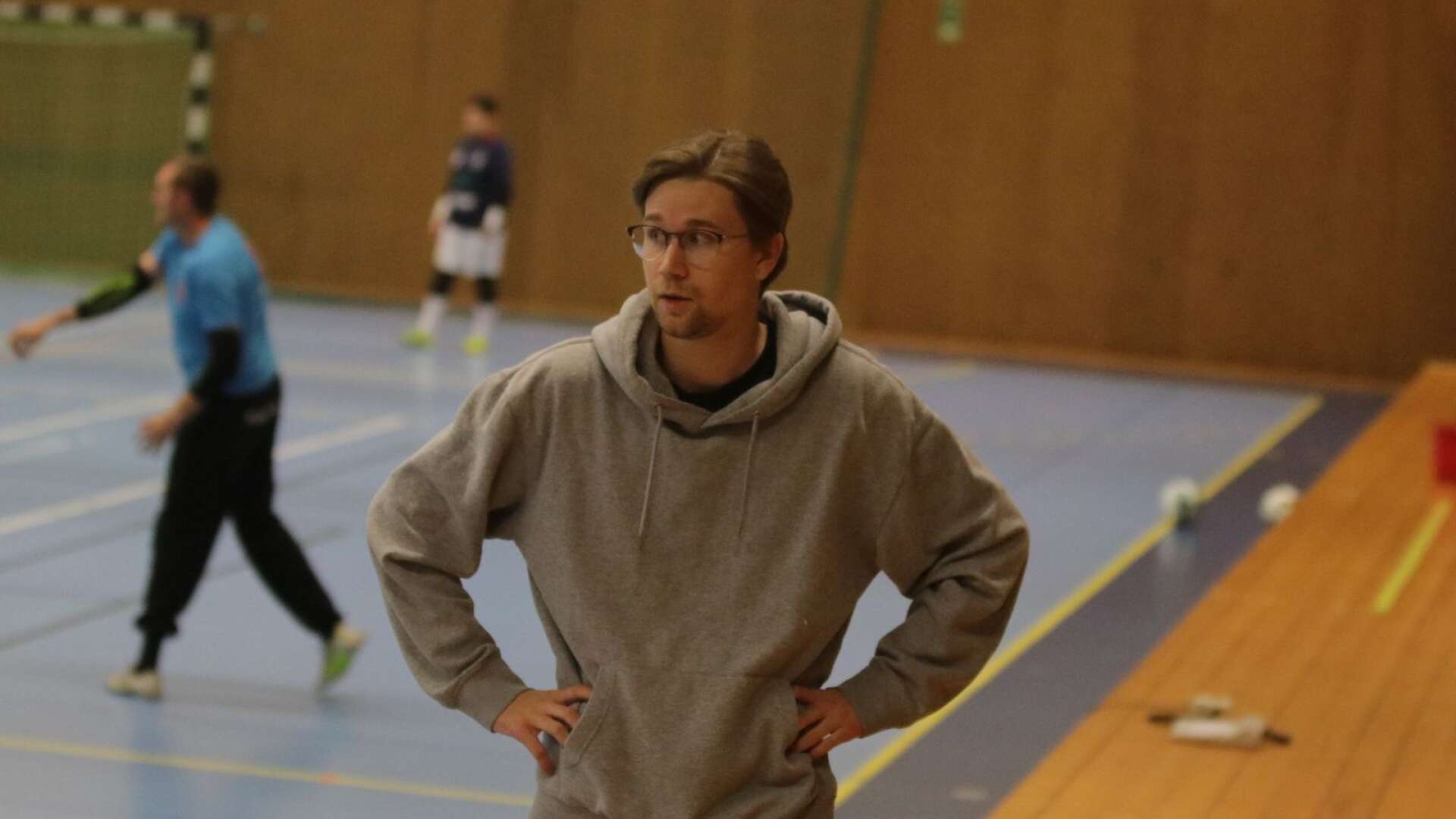 Färgelandas tränare Felix Ljung var endast nöjd med den första halvleken i förlustmatchen mot Borås.