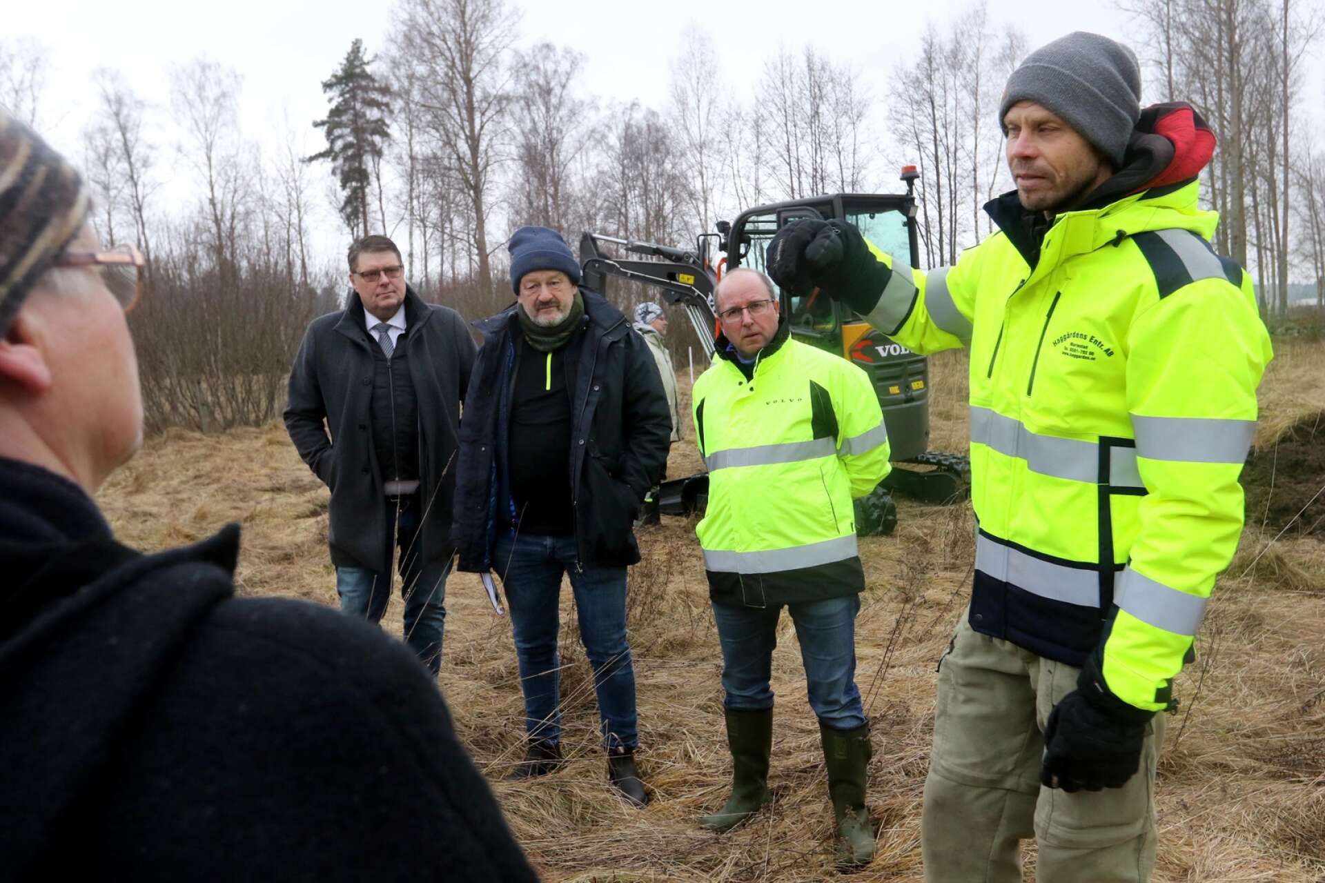 I februari höll Volvokoncernen en pressträff vid Korstorp. På plats var också Mariestads kommunstyrelseordförande Johan Abrahamsson.