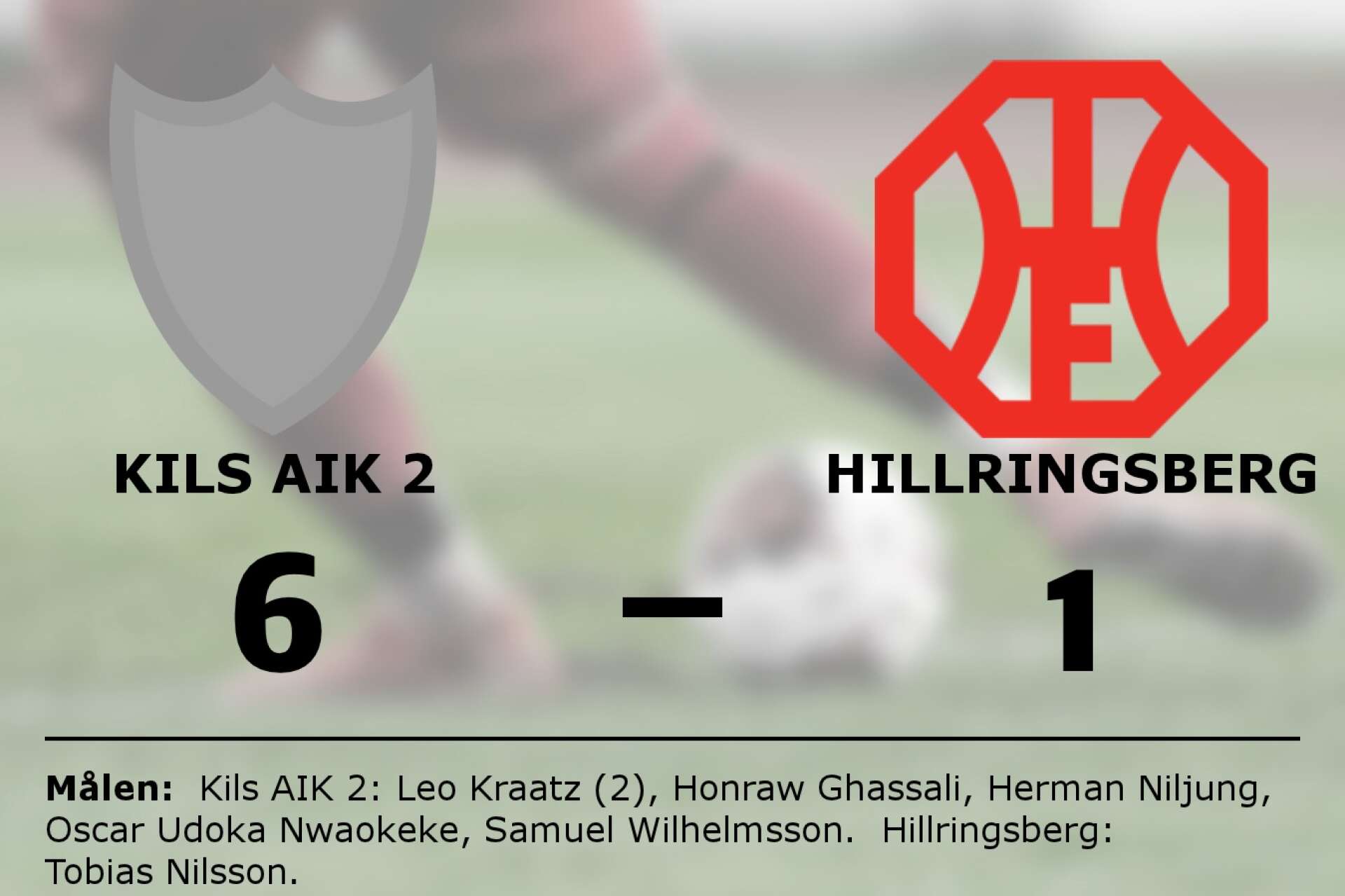 Kils AIK vann mot Hillringsbergs IF