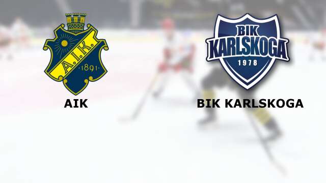 AIK förlorade mot BIK Karlskoga A-lag