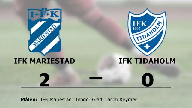 IFK Mariestad vann mot IFK Tidaholm
