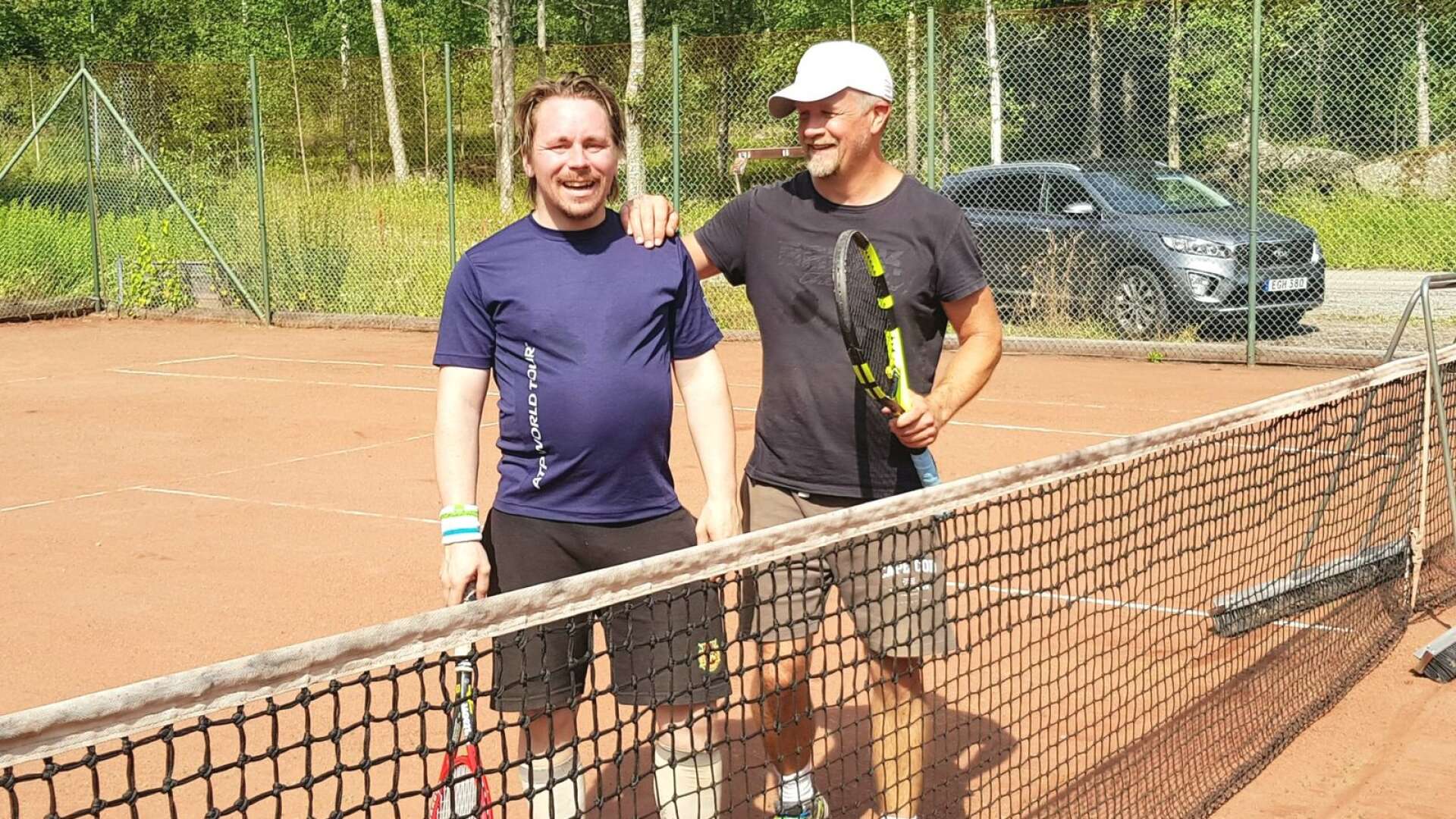 Janne Skålberg och Sten Strandell spelade i finalen.