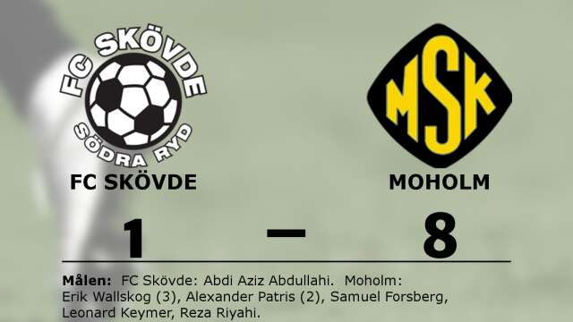 FC Skövde förlorade mot Moholms SK