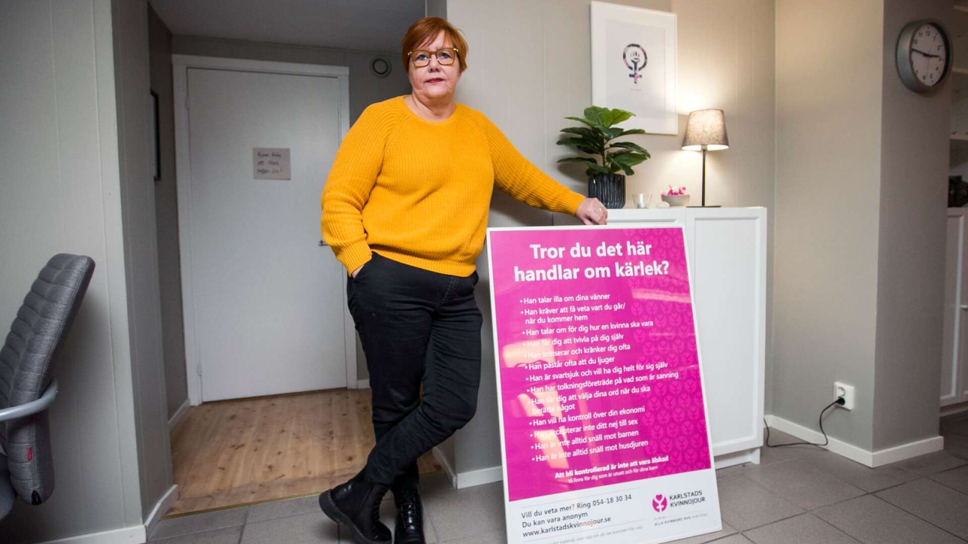 Gunsan Lundqvist-Karlsson, verksamhetschef på Alla kvinnors hus i Karlstad.
