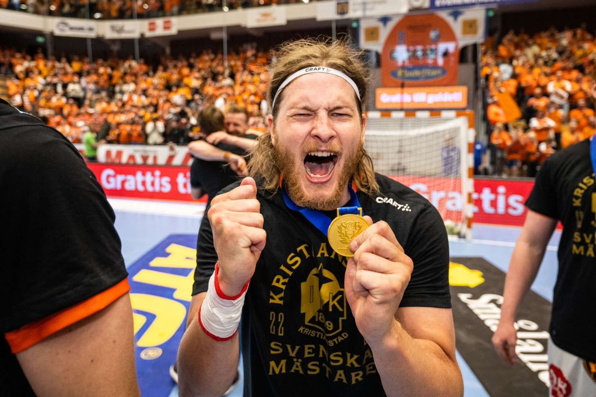 HKG-fostrade Andreas Cederholm tog sitt tredje SM-guld med IFK Kristianstad.