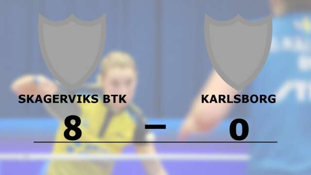 Skagersviks BTK vann mot Karlsborgs BTK