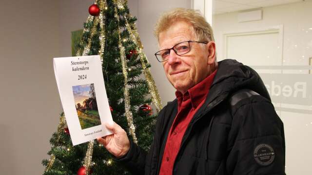 Roland Nilsson hoppas på strykande åtgång på julmarknaden i helgen.
