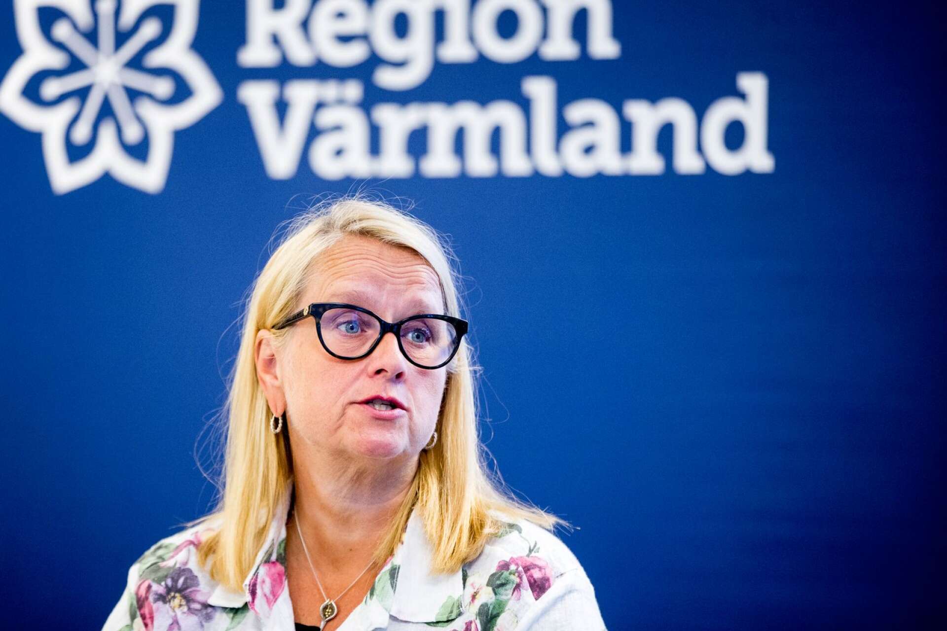 Lena Gjevert, hälso- och sjukvårdsdirektör i Region Värmland. 