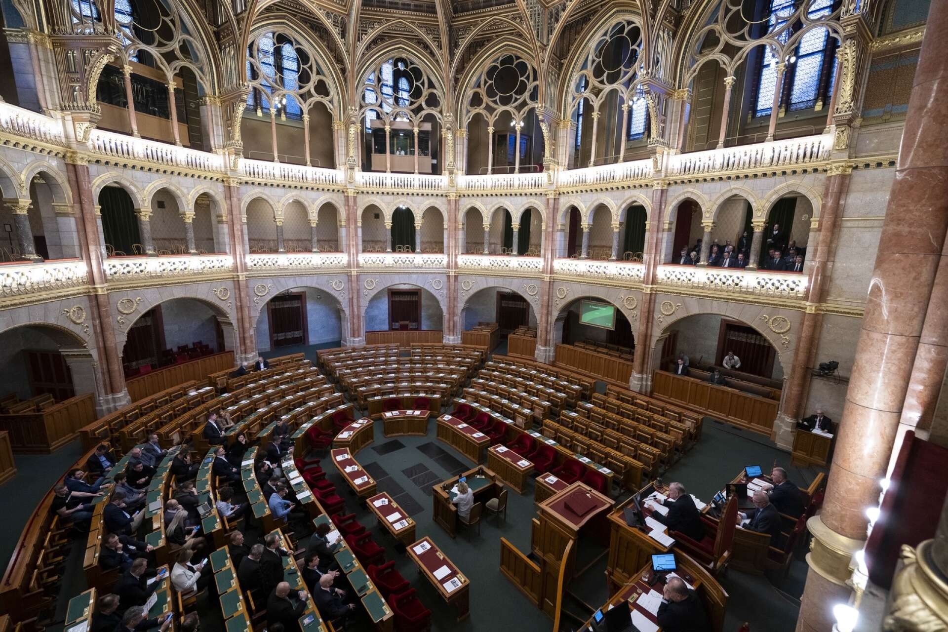 Regeringsbänkarna ekade tomma i det ungerska parlamentet tidigare i veckan. Parlamentsledamöterna ifrån Viktor Orbáns parti Fidesz uteblev och därmed kunde ingen omröstningen ske om den svenska Nato-ansökan.