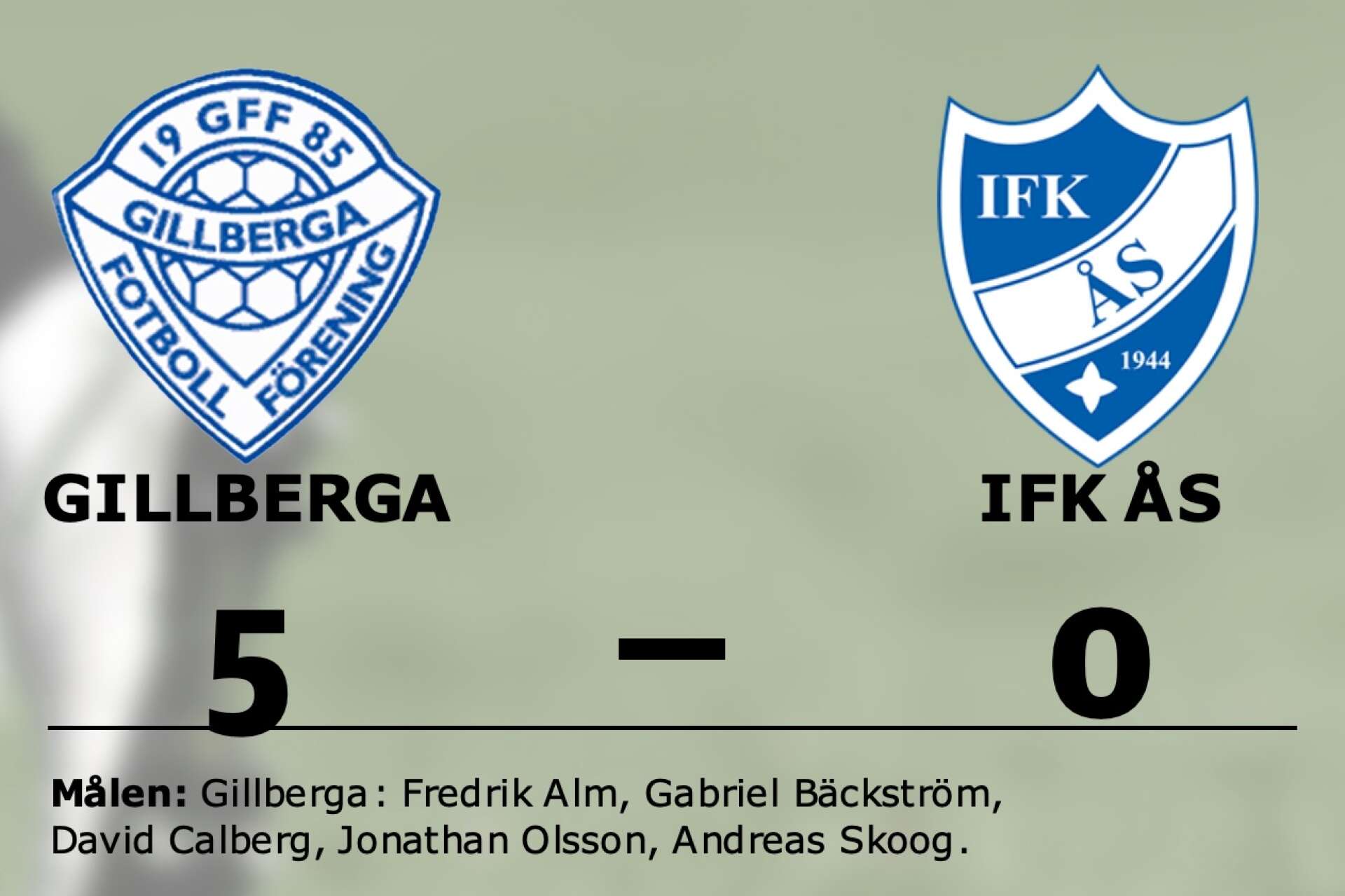 Gillberga vann mot IFK Ås