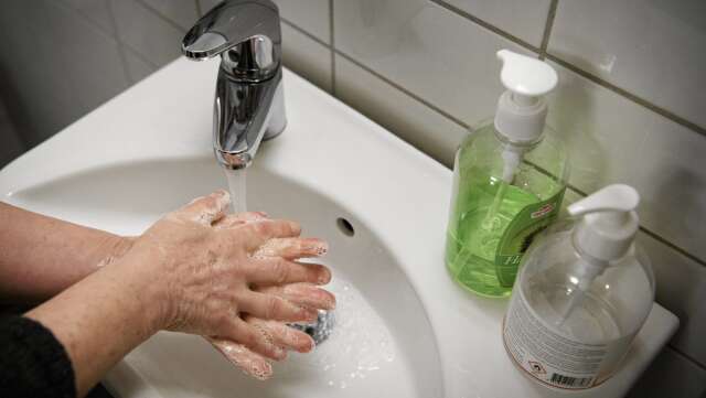 Det gäller att tvätta händerna ofta med två och vatten för att undvika virus eller risken att smitta andra.