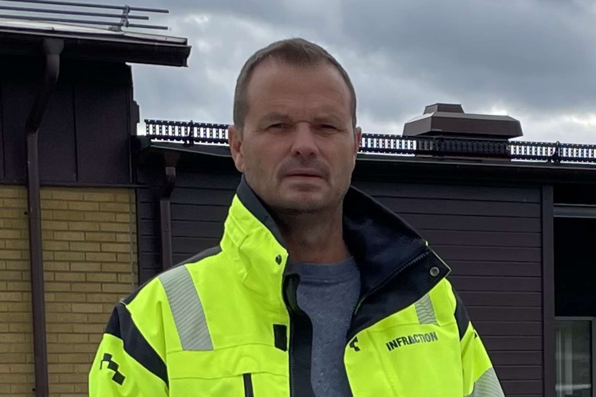Lars Broman, leder bygget för gång- och cykelvägen mellan Filsbäck och Helde.