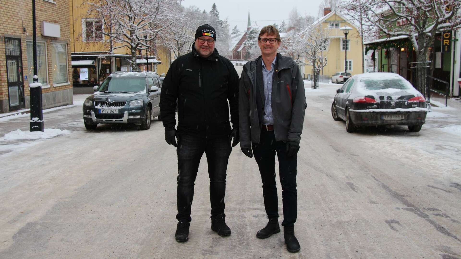Peter Törnqvist, projektledare handelsprojektet och Lars Sätterberg, utvecklingschef