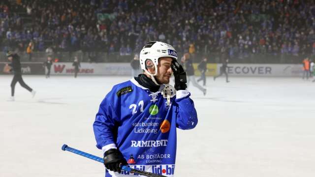 Christoffer Edlund deppar efter finalförlusten i våras.