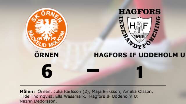 SK Örnen vann mot Hagfors IF Uddeholm