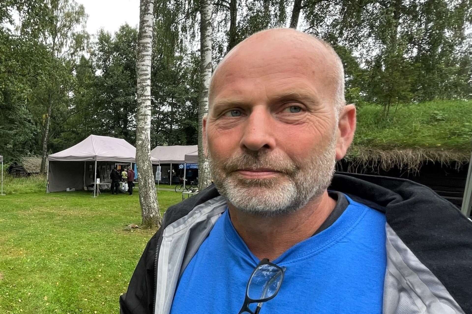 Henrik Wapen, handläggare på länsstyrelsen i Värmland som arrangerade Vattendagen.