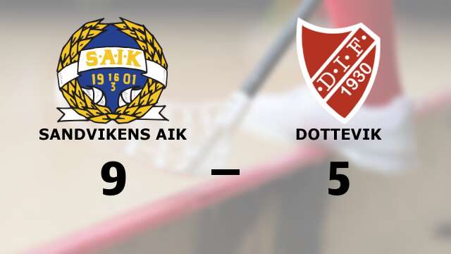 Sandvikens AIK vann mot Dotteviks IF