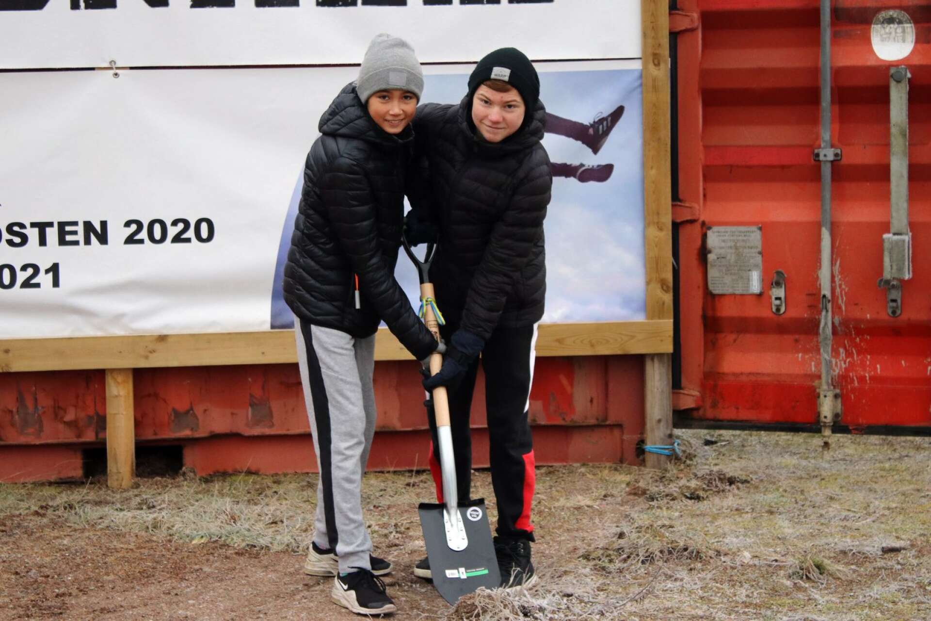 Albin Skott och Eric Jensen Åhl är upprinnelsen till actionparken genom ett medborgarförslag de lämnade in i april 2016.