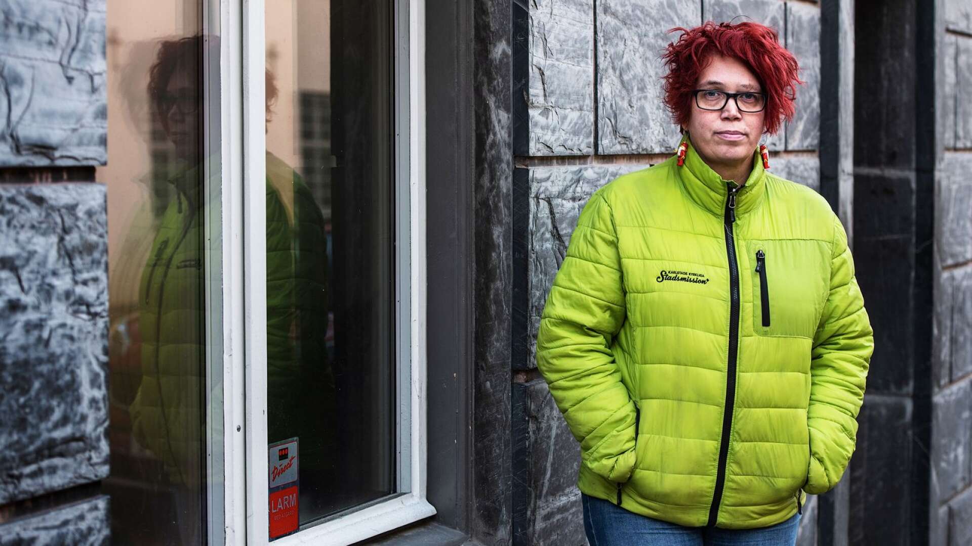 Marie Björklind på Stadsmission kämpar för att få till en matbank i Karlstad för utsatta grupper – och för miljömedvetna.