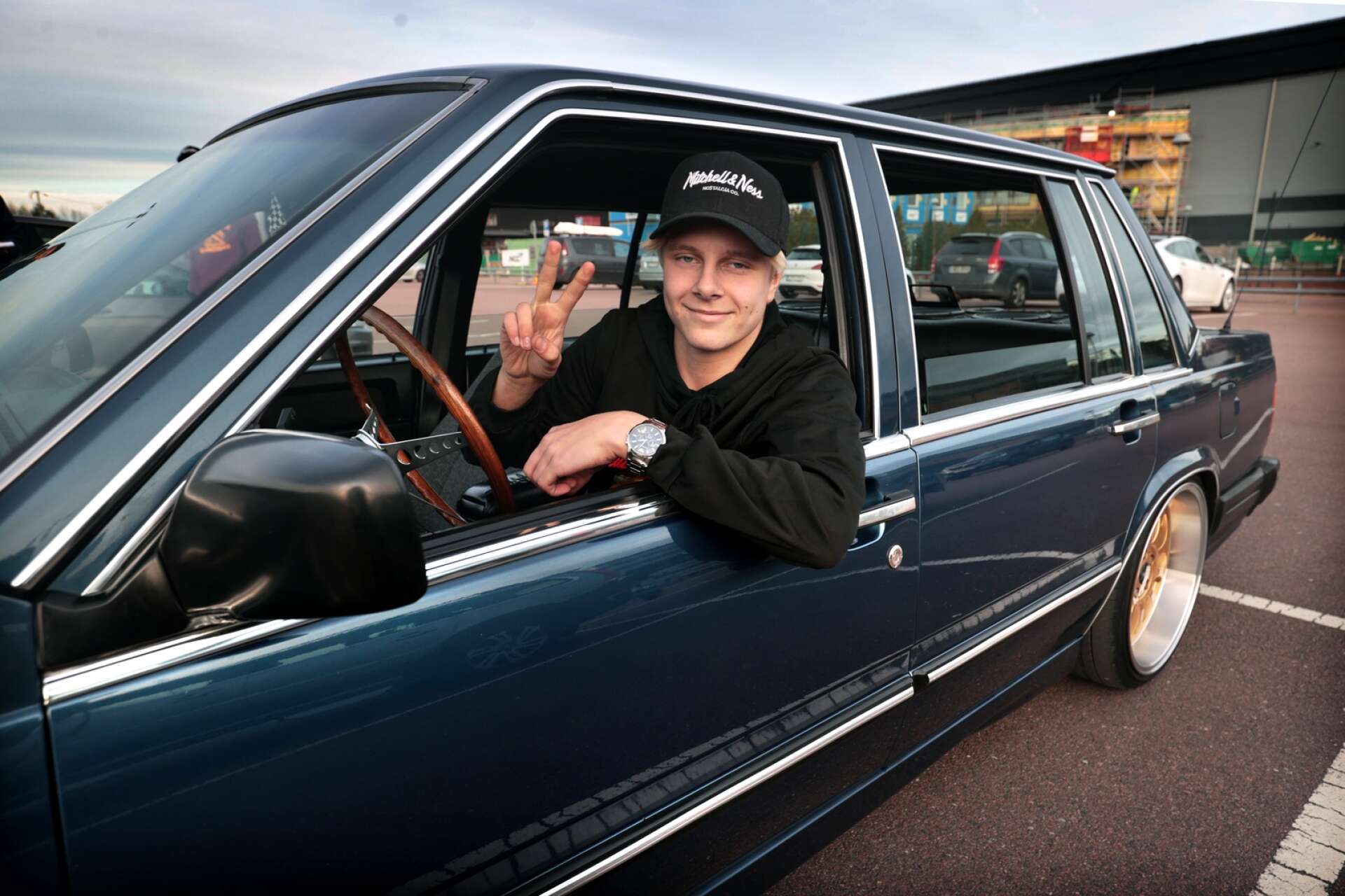 David Eråker vann NWT:s tävling. Juryn gillade hans ombyggda Volvo 740.
