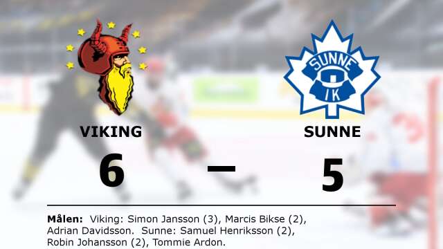 Viking HC vann mot Sunne IK