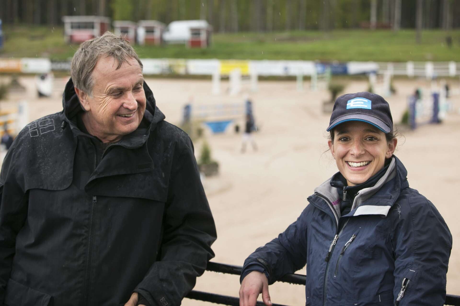 Thomas Wilhelmsson och Sophie Wilhemsson har arrangerat den enorma hopptävlingen på den egna anläggningen vid Hästviken i många år.