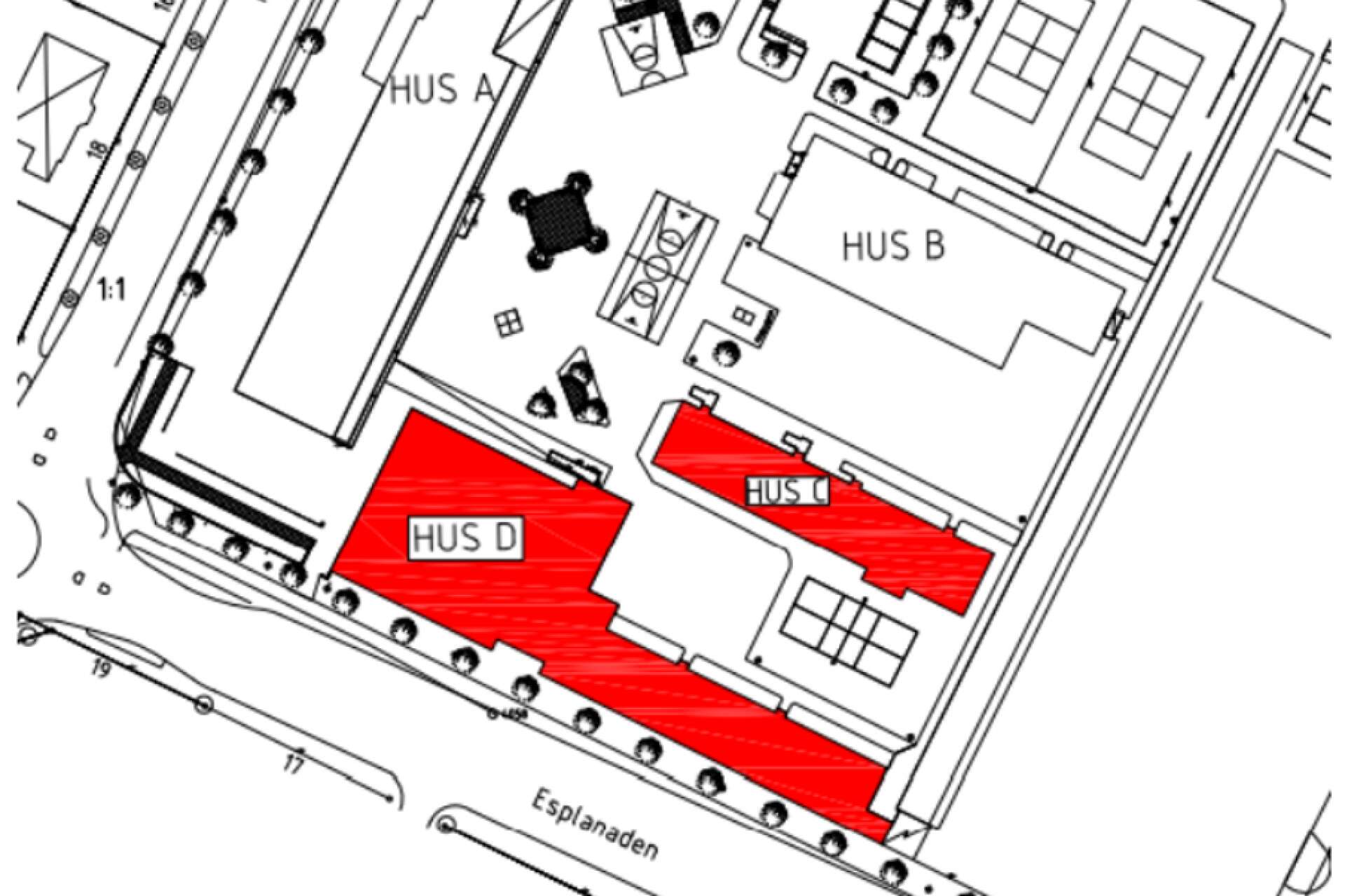 Hus C och D på Rudenschöldskolan har likt A-huset på Dalängen problem med lukt och föreslås rivas.