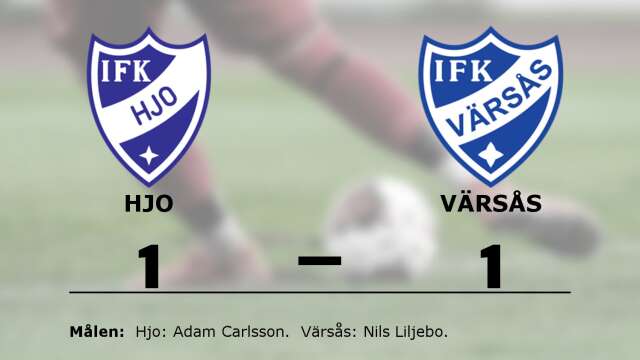 IFK Hjo spelade lika mot IFK Värsås