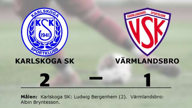 Karlskoga SK vann mot Värmlandsbro SK
