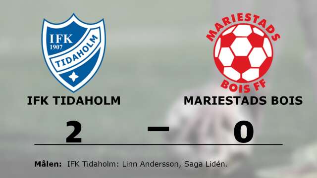 IFK Tidaholm vann mot Mariestads Bois FF