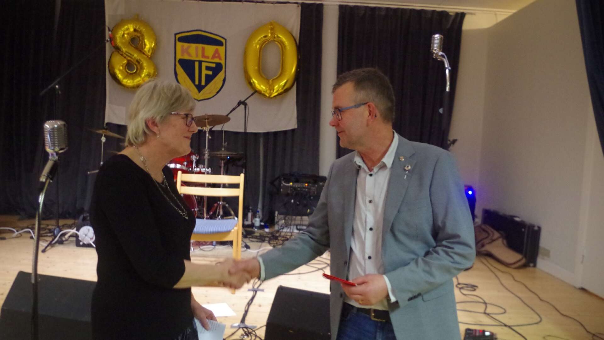 Marianne Thunholm gratulerade från Kila Församling